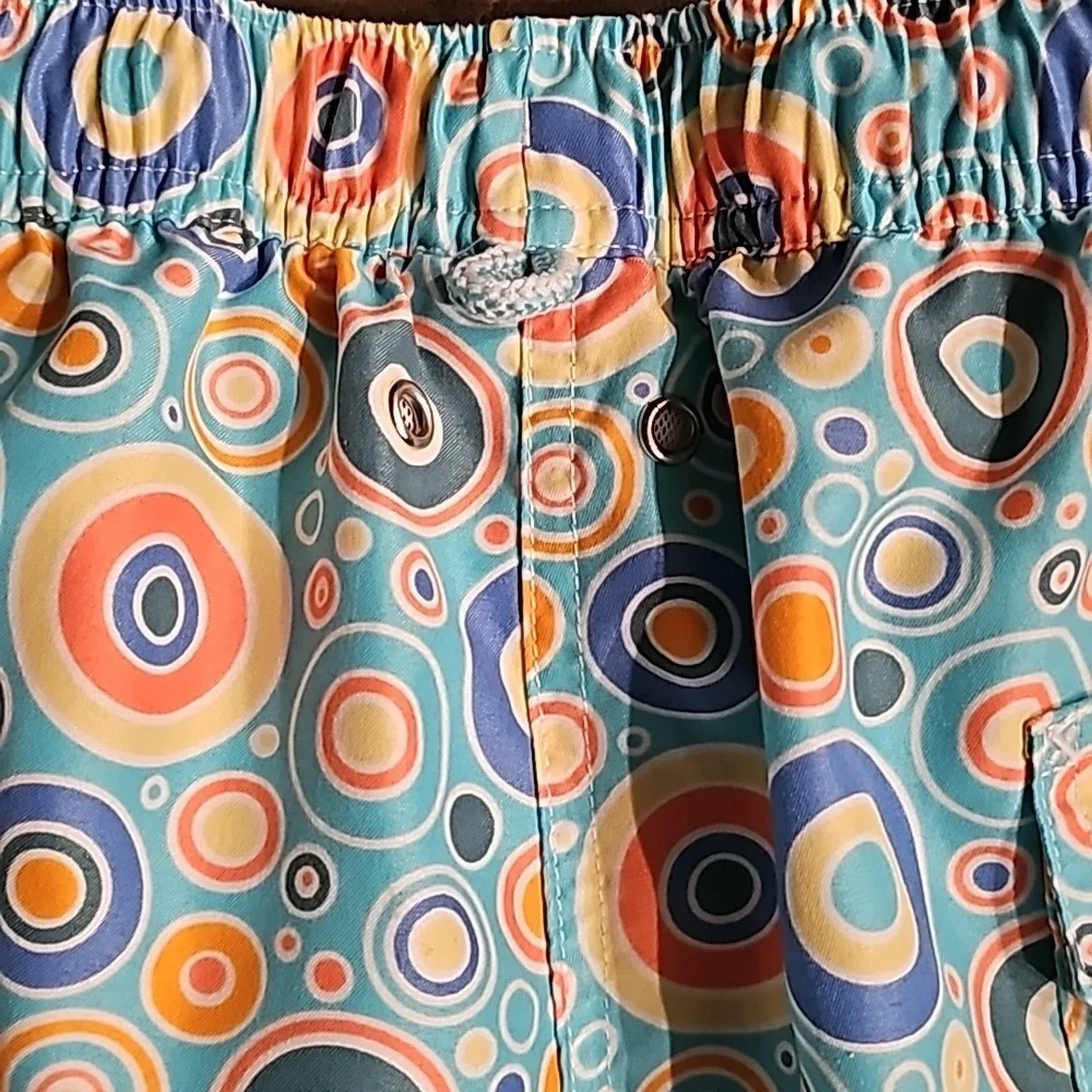 Peter Millar Men's Multicolor Swim Shorts sz xl - Picture 8 of 8